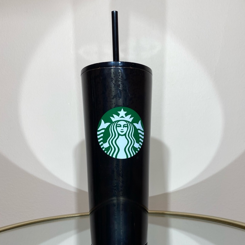 🖤Starbucks Black Marble Stainless Steel Tumbler - Picture 3 of 3